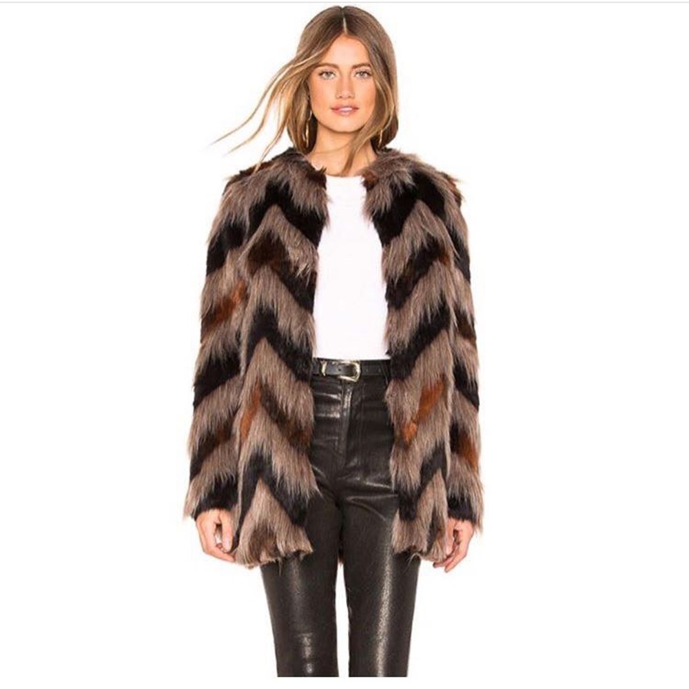 Amuse Society faux fur jacket